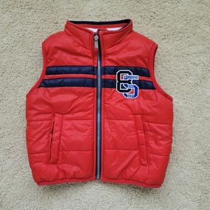 Tommy Hilfiger Toddler boy puffer vest full zip pockets size 2T